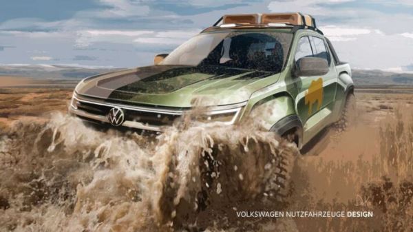 Компания Volkswagen впервые показала интерьер пикапа Volkswagen Amarok нового поколения