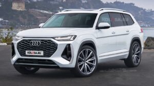 Появились первые изображения нового полноразмерного кроссовера Audi Q9